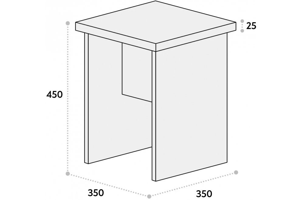 Табурет Т-03 дуб эвок