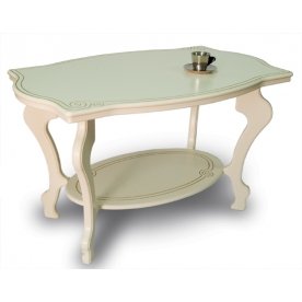 Журнальный стол Берже-1 слоновая кость