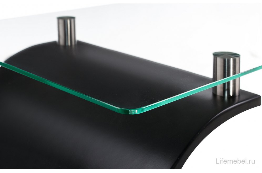 Журнальный стол Гурон 2 стекло венге