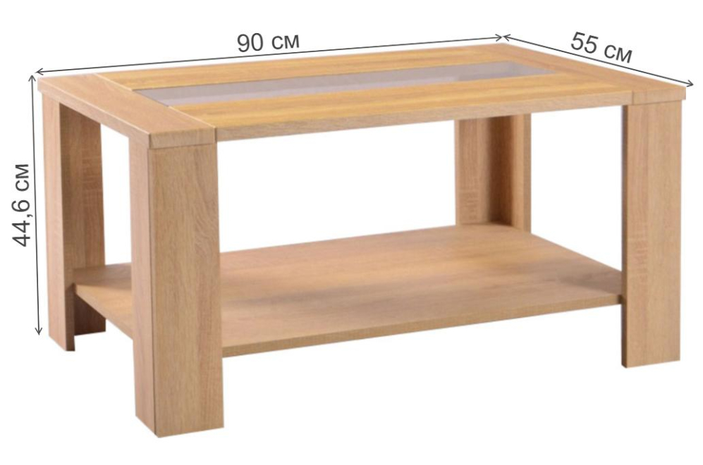 Журнальный стол Кёльн дуб бардолино