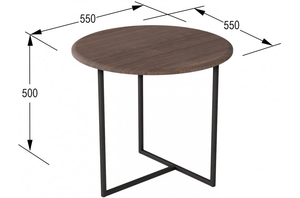 Журнальный столик Альбано коричневый