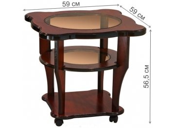 Журнальный столик Барбара со стеклом