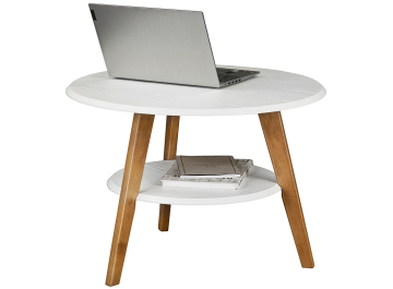 Кофейный столик BeautyStyle 17 белый / бук