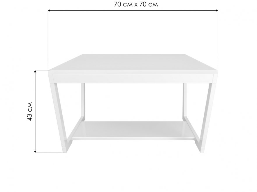 Журнальный столик BeautyStyle 1 черный / венге