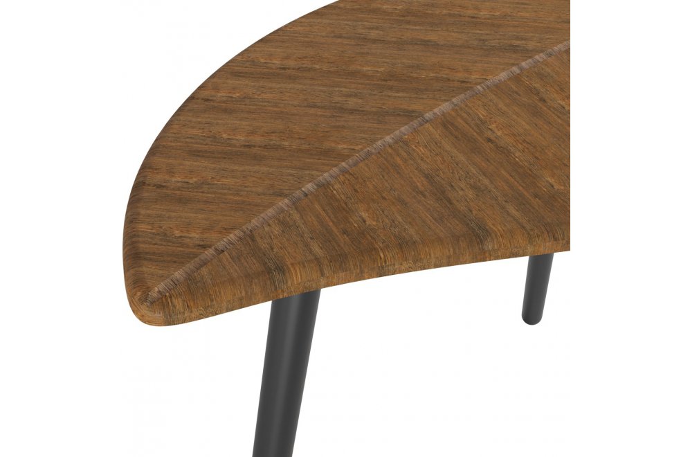 Журнальный столик Берли дуб американский / черный