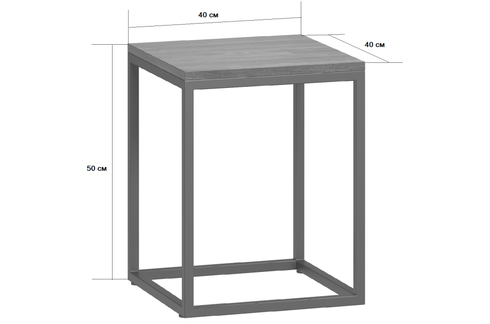 Журнальный столик Бервин 3 натуральный / белый