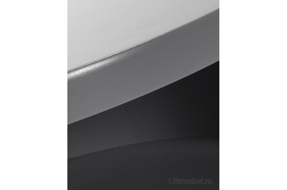 Журнальный столик Bruk с полкой серый