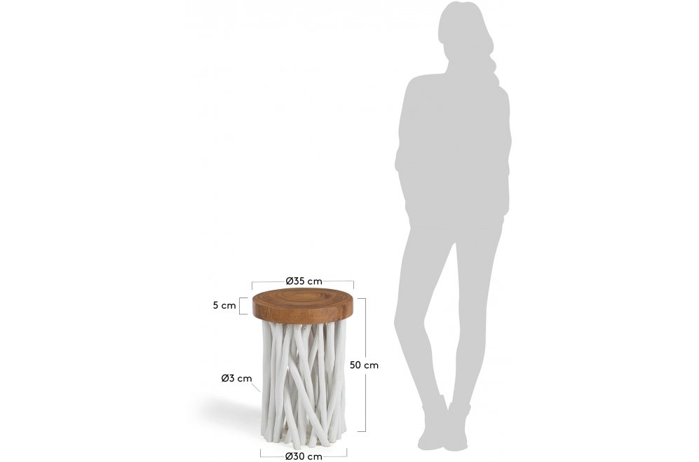 Журнальный столик Druf белый