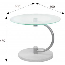 Журнальный столик Дуэт 13Н