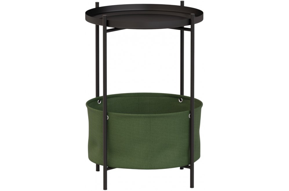 Журнальный столик Элдей хаки / черный