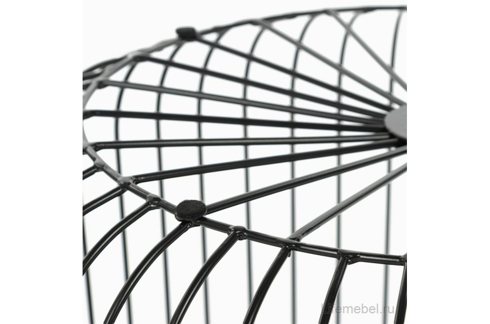 Журнальный столик Flat cage 65 черный