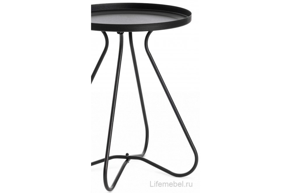 Журнальный столик Gland 40x40x45 металл черный