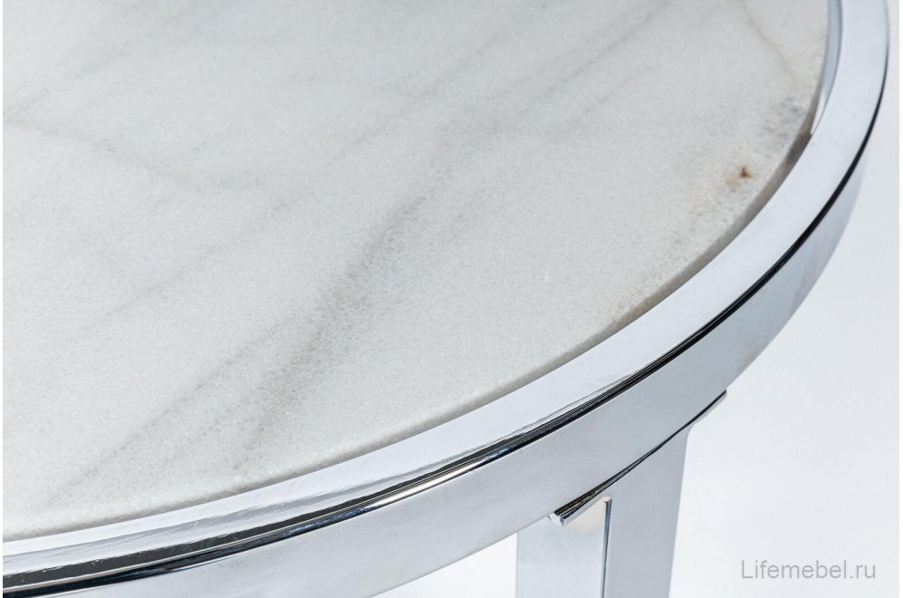 Журнальный столик Glossy silver