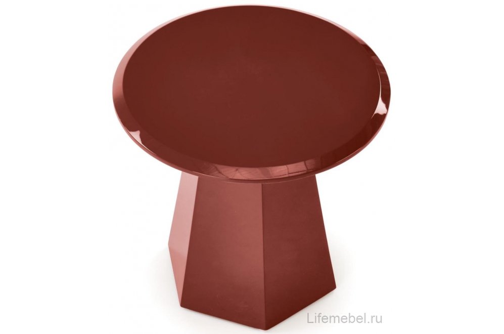 Журнальный столик Loca бордовый