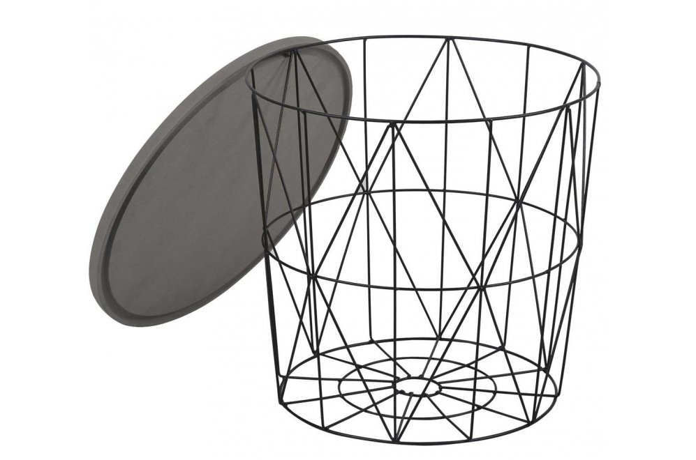 Журнальный столик Kerry серый / черный