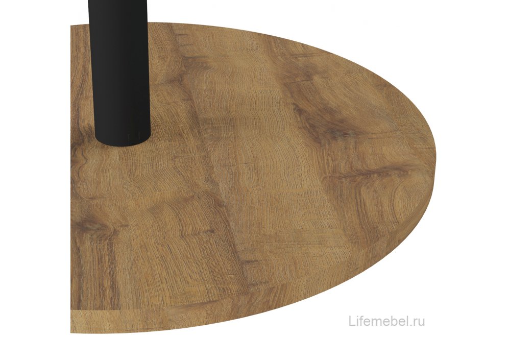 Журнальный столик Кат дуб вотан / черный