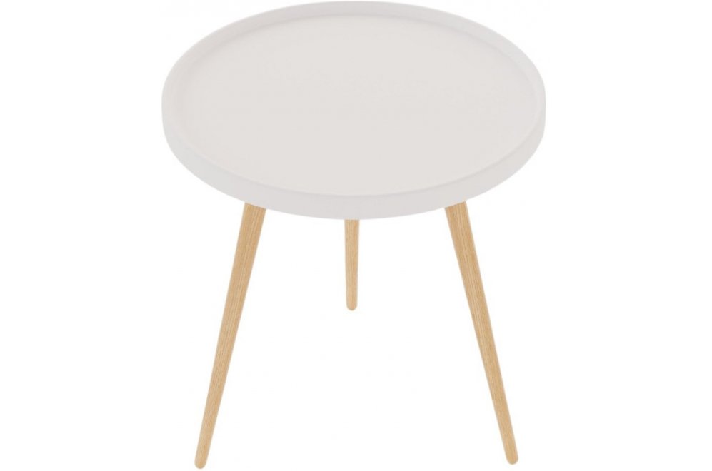 Журнальный столик Келли белый / бежевый