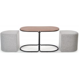 Журнальный столик Козе с 2 пуфами