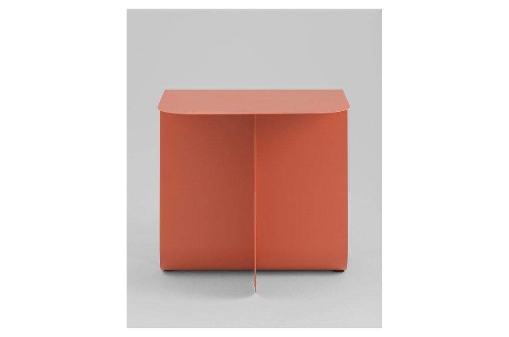 Журнальный столик Эвелин металл красный