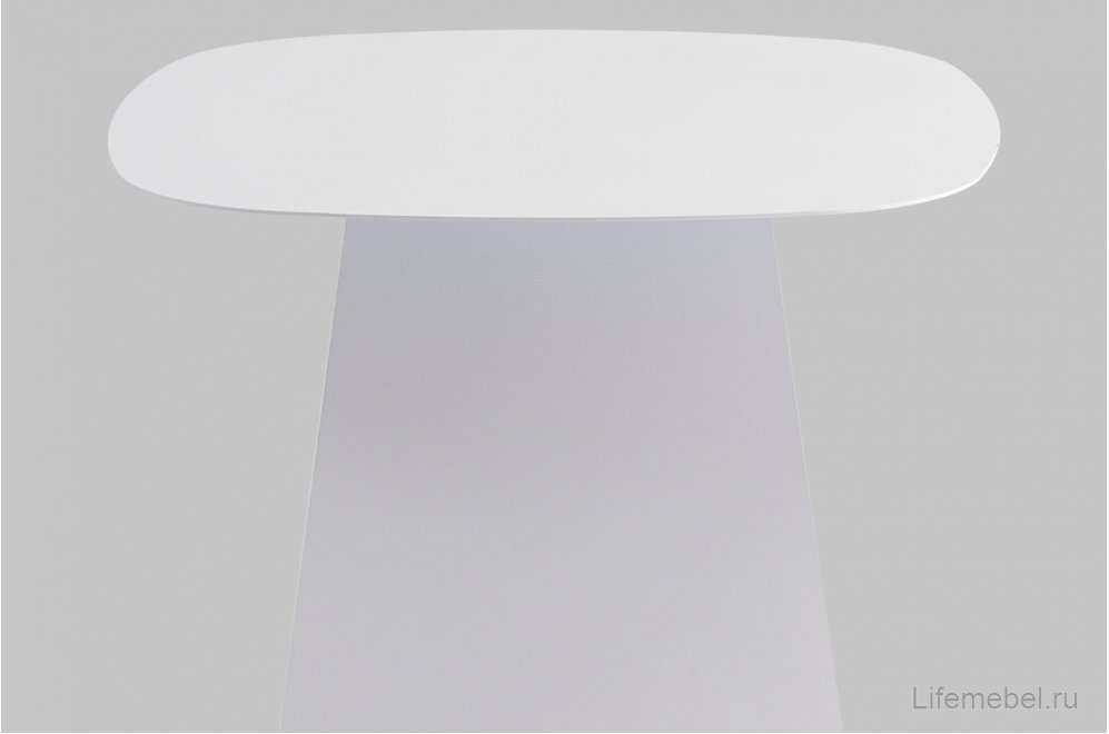 Журнальный столик Ривен металл белый
