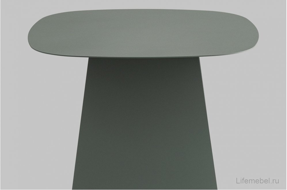 Журнальный столик Ривен металл зеленый