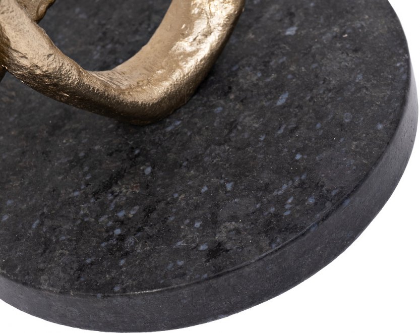 Журнальный столик Лиана черный / золото