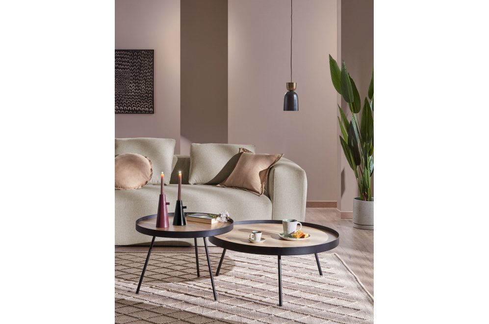 Журнальный столик Nenet натуральный / черный