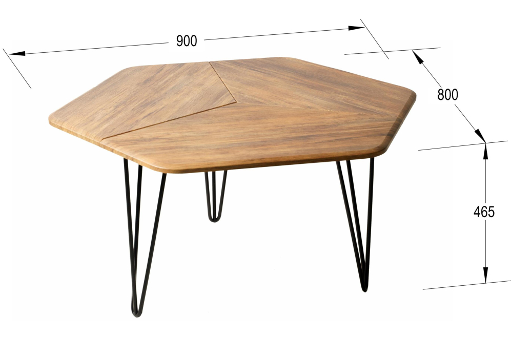 Журнальный столик Олдем дуб американский