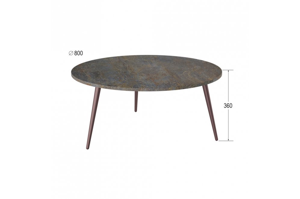 Журнальный столик Рикон 80 гранж