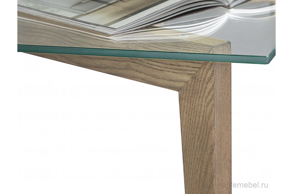 Журнальный столик Рилле 448 шимо / прозрачный