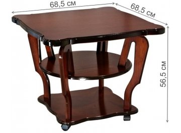 Журнальный столик Россэль орех тёмный