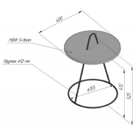 Журнальный столик SHT-CT36