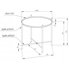 Журнальный столик SHT-CT8-2