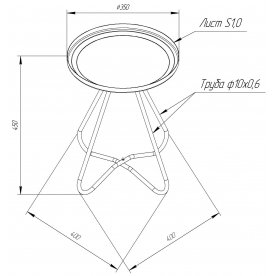 Журнальный столик SHT-CT3