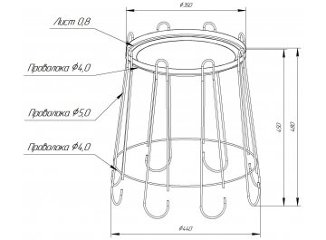 Журнальный столик SHT-CT6 белый муар