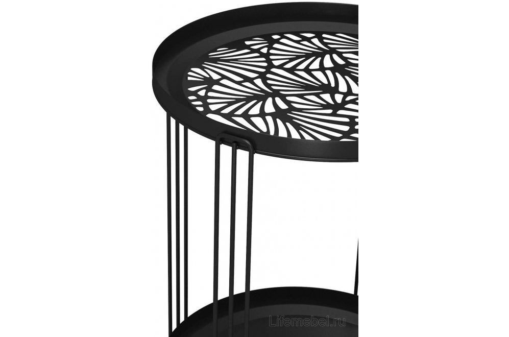 Журнальный столик SHT-CT82 черный муар