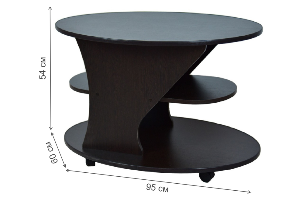 Журнальный столик Статус 1 NEW венге