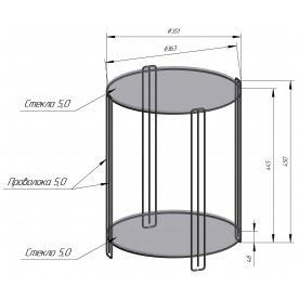Журнальный столик SHT-CT34