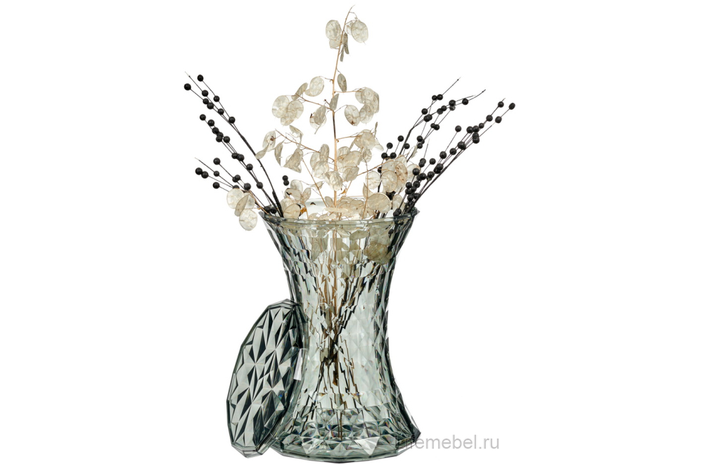 Журнальный столик Stone прозрачный / синий