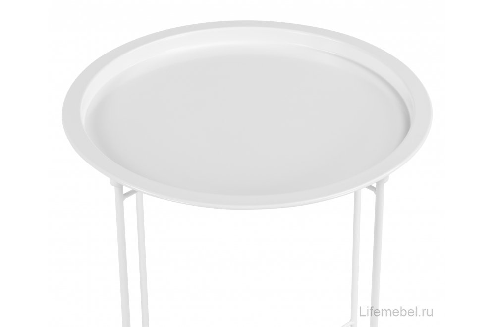 Журнальный столик-поднос Tray 47х51 white