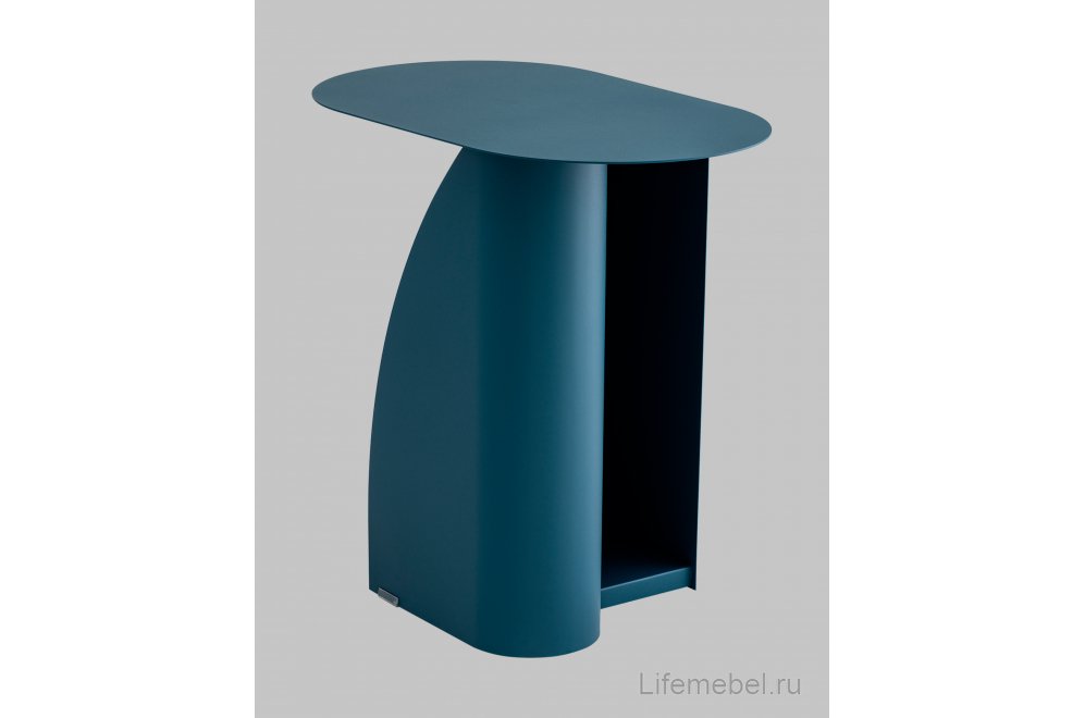 Журнальный столик Yvaine металл синий