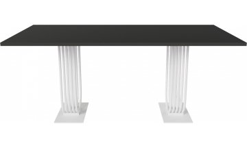 Деревянный обеденный стол Arfeo Duo 90x80x180 белый