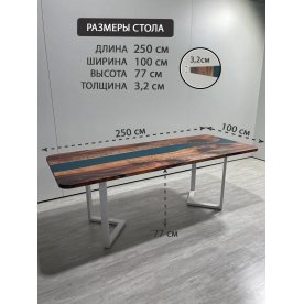 Деревянный стол 3.45/250/100/32/3.2