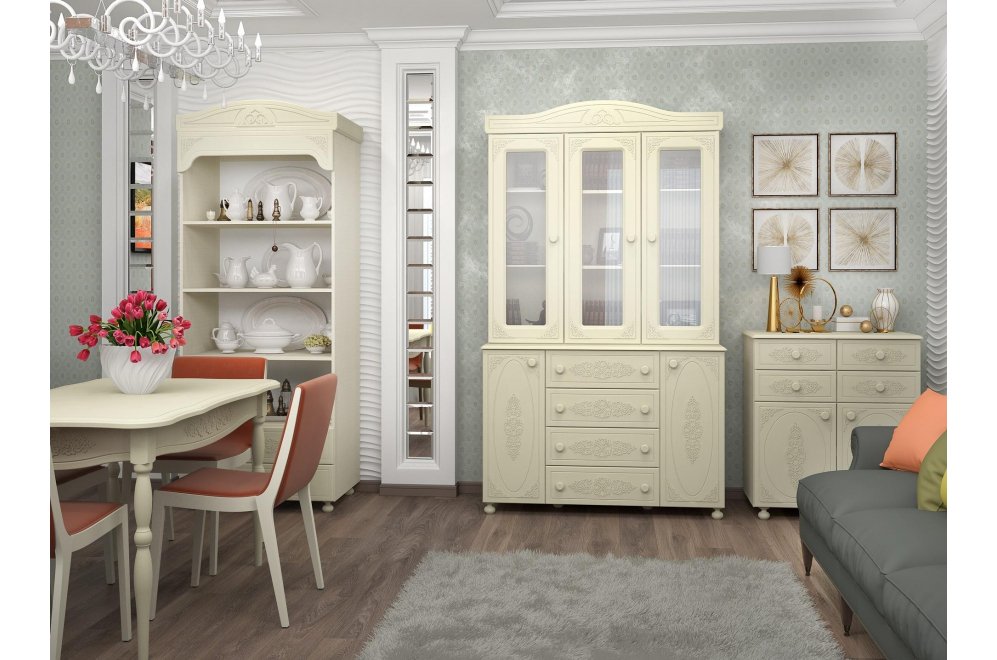 Деревянный стол Ассоль плюс АС-31 ваниль