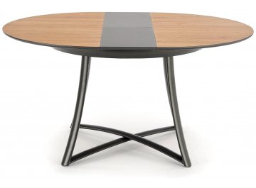 Раздвижной стол Moretti дуб натуральный / черный