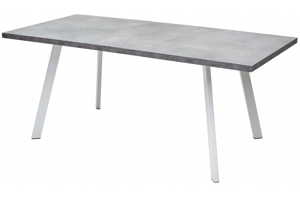 Деревянный стол Brick M 140 бетон портленд / белый