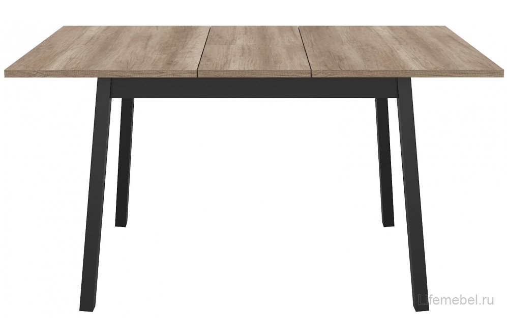 Деревянный стол Бриц дуб каньон / черный