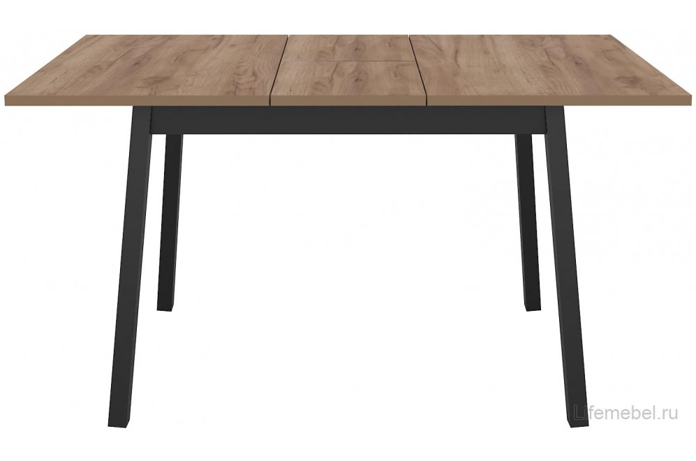 Деревянный стол Бриц дуб табачный / черный