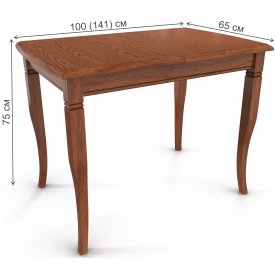 Деревянный стол Бруно 100/65-Ш