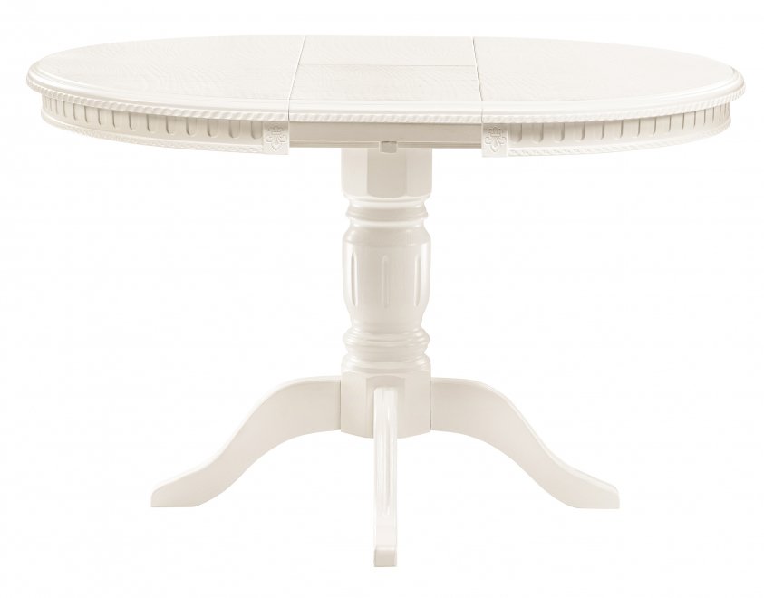 Деревянный стол Долерит круглый бежевый